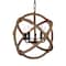 Cwi Lighting Padma 5 Light Up Chandelier With Black Finish 9706P21-5-101 - alternate 5